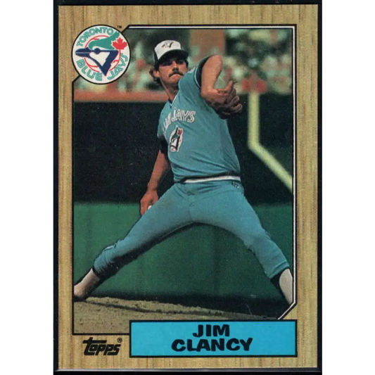 1987 Topps #122 Jim Clancy EX Excellent Toronto Blue Jays Baseball Card