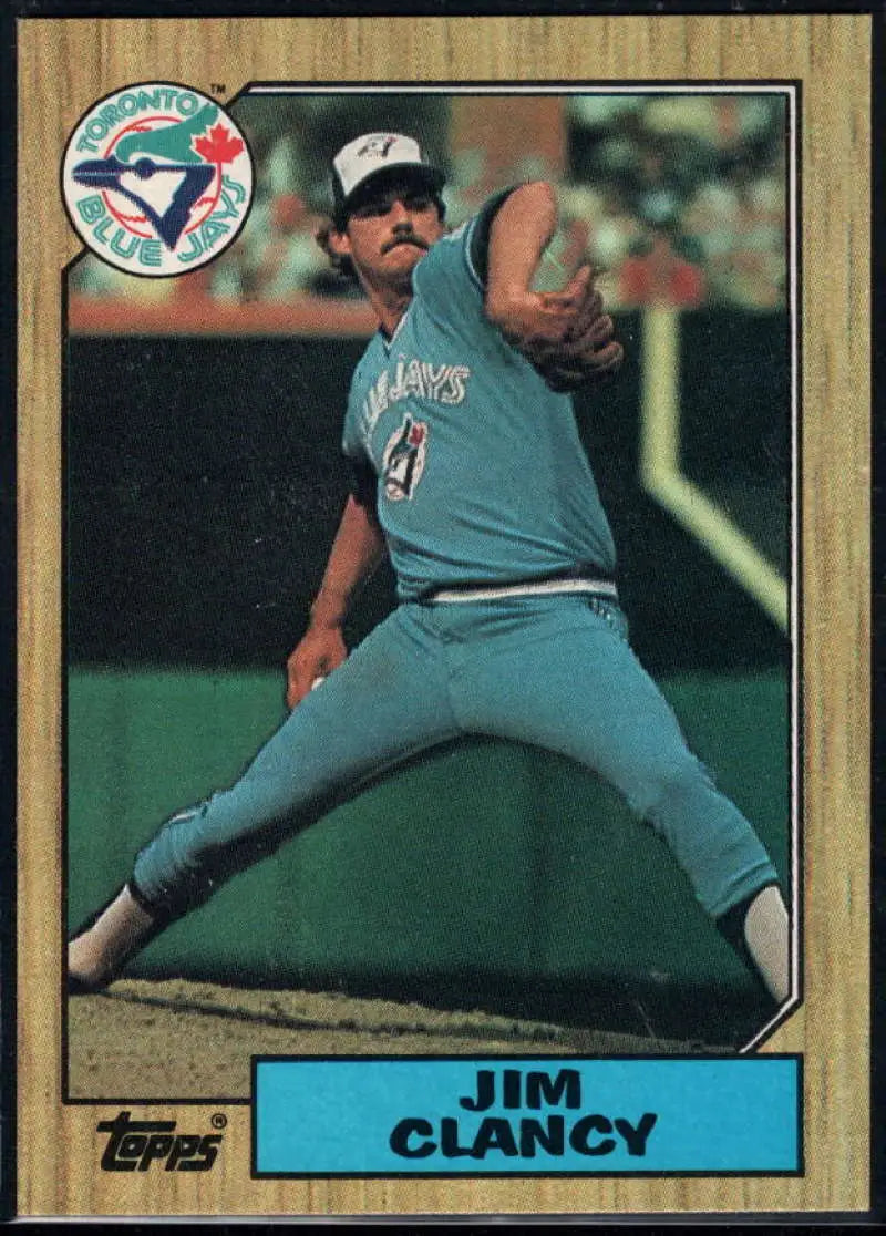 1987 Topps #122 Jim Clancy EX Excellent Toronto Blue Jays Baseball Card - Baseball Card Single