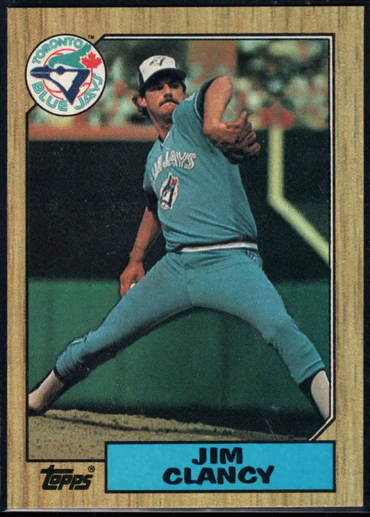 1987 Topps #122 Jim Clancy EX Excellent Toronto Blue Jays Baseball Card - Baseball Card Single