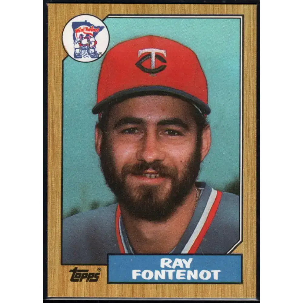 1987 Topps #124 Ray Fontenot EX Excellent Minnesota Twins Baseball Card - Baseball Card Single