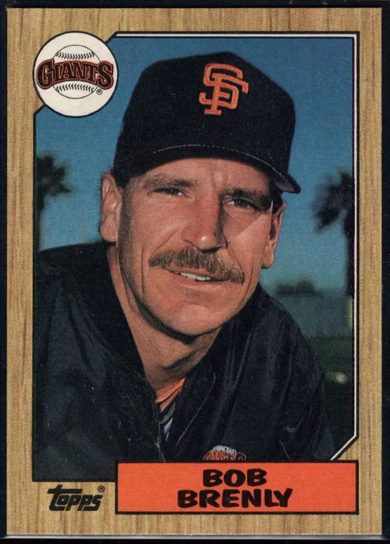 1987 Topps #125 Bob Brenly EX Excellent San Francisco Giants Baseball Card - Baseball Card Single