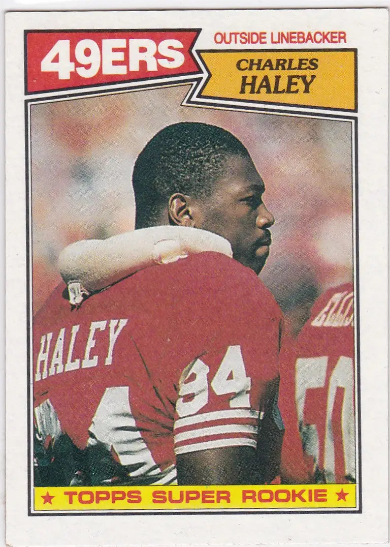 1987 Topps #125 Charles Haley RC San Francisco 49ers - Football Card Single