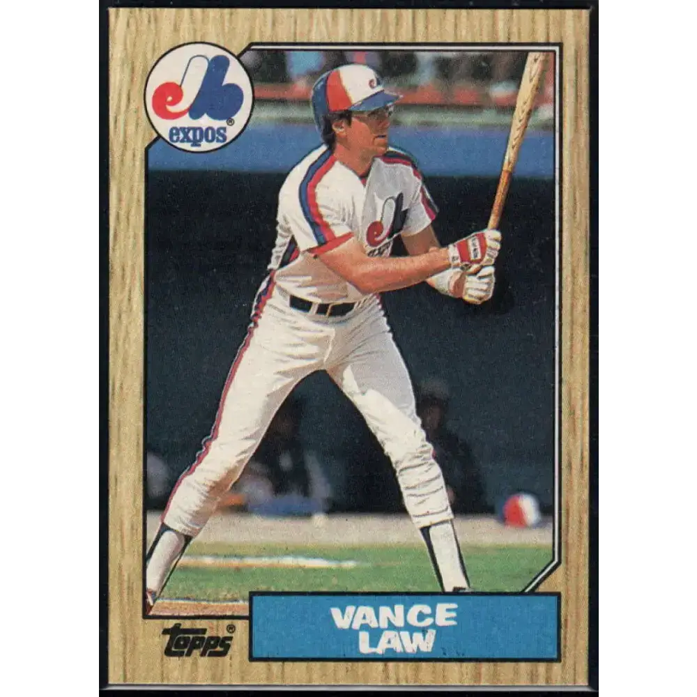 1987 Topps #127 Vance Law EX Excellent Montreal Expos Baseball Card - Baseball Card Single