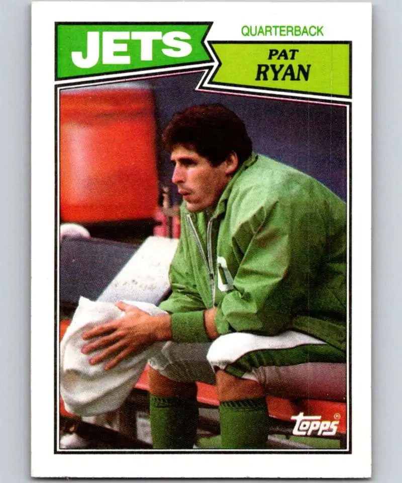 1987 Topps #128 Pat Ryan EX Excellent New York Jets Football Card - Football Card Single