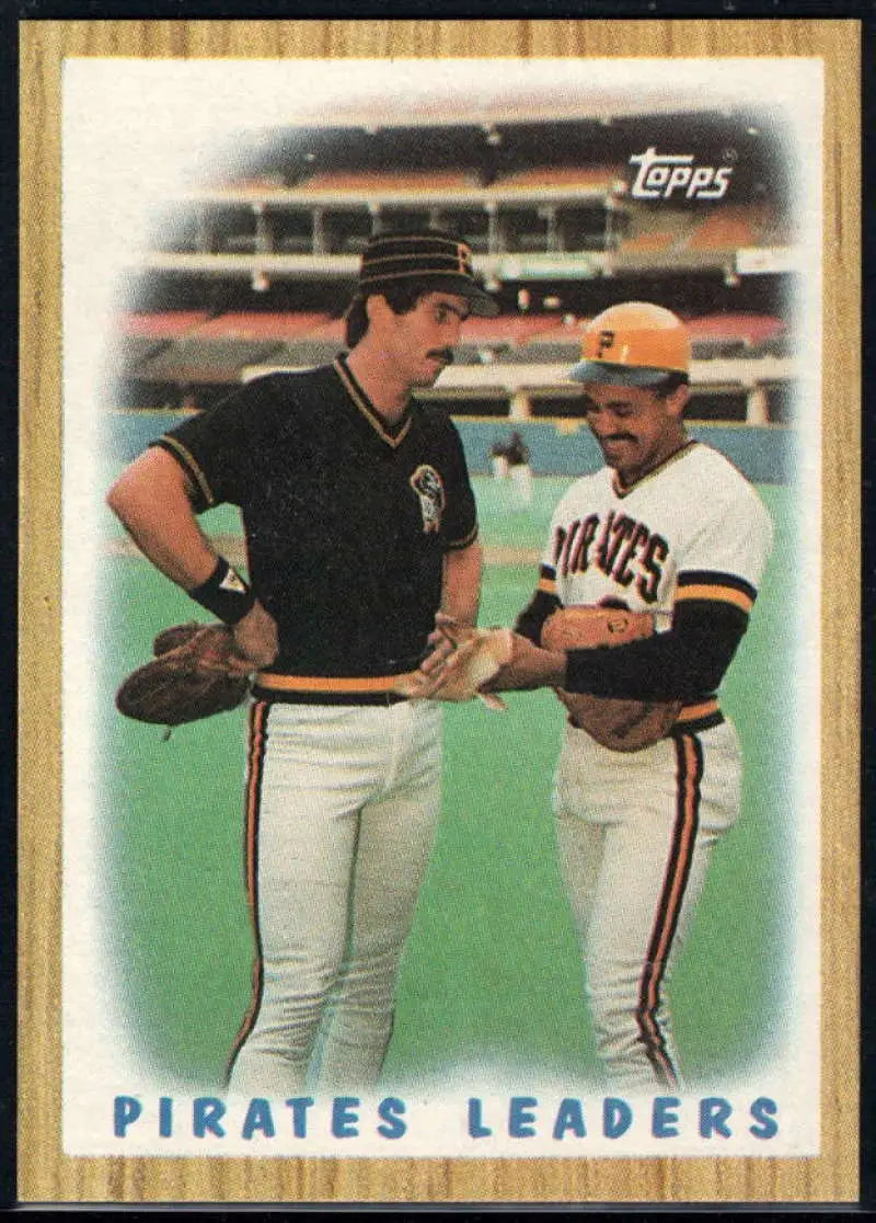 1987 Topps #131 Sid Bream/Tony Pena EX Excellent Pittsburgh Pirates Baseball Card - Baseball Card Single