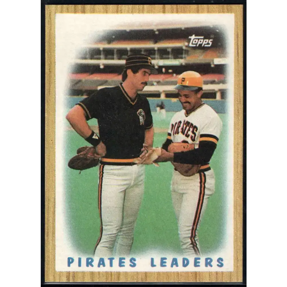 1987 Topps #131 Sid Bream/Tony Pena EX Excellent Pittsburgh Pirates Baseball Card - Baseball Card Single