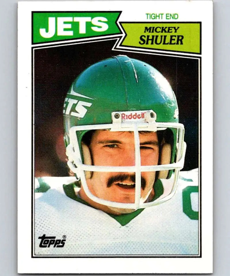 1987 Topps #133 Mickey Shuler EX Excellent New York Jets Football Card - Football Card Single