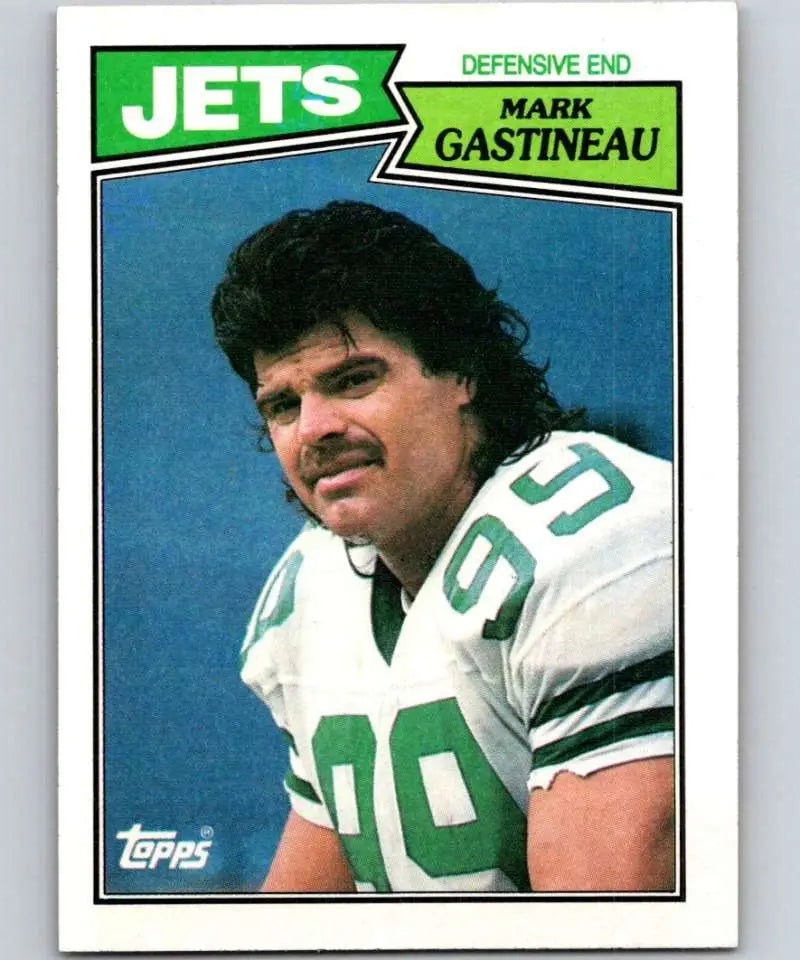 1987 Topps #135 Mark Gastineau EX Excellent New York Jets Football Card - Football Card Single