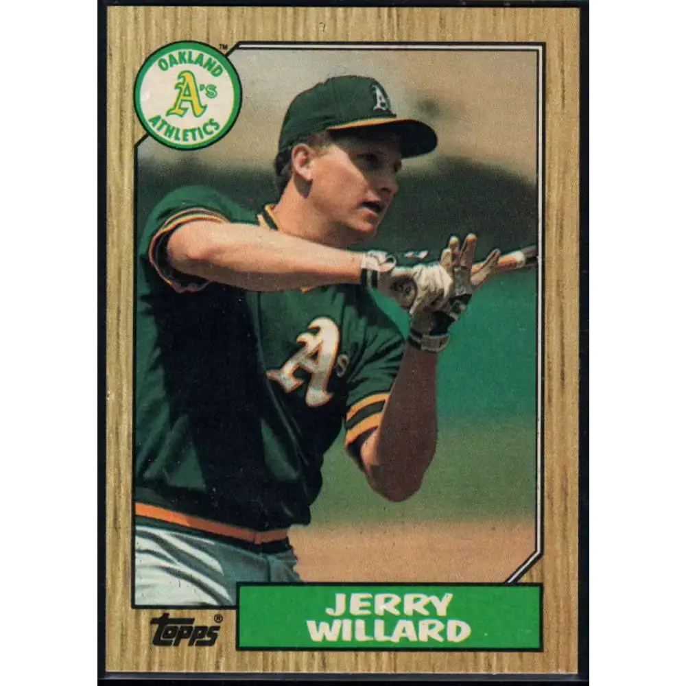 1987 Topps #137 Jerry Willard EX Excellent Oakland Athletics Baseball Card - Baseball Card Single