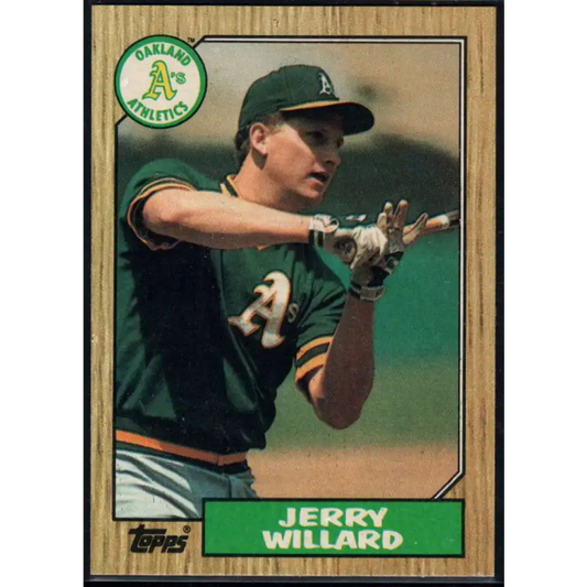 1987 Topps #137 Jerry Willard EX Excellent Oakland Athletics Baseball Card