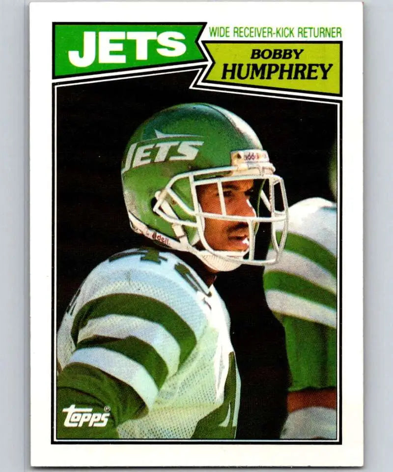 1987 Topps #143 Bobby Humphrey EX Excellent New York Jets Football Card - Football Card Single