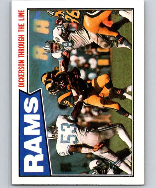 1987 Topps #144 Eric Dickerson EX Excellent Los Angeles Rams Football Card - Football Card Single