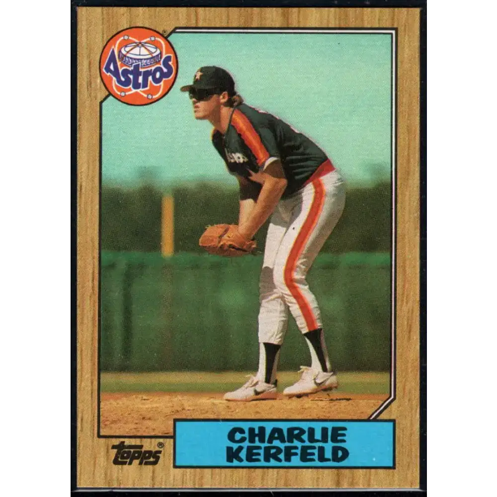 1987 Topps #145 Charlie Kerfeld EX Excellent Houston Astros Baseball Card - Baseball Card Single