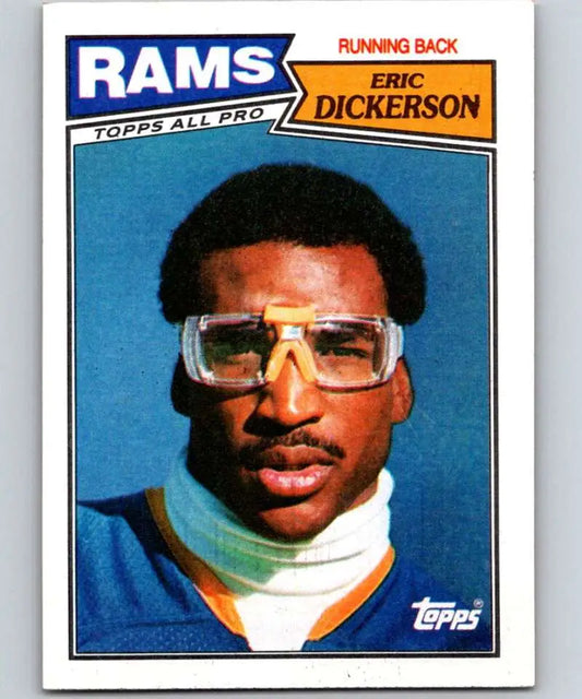 1987 Topps #146 Eric Dickerson EX Excellent Los Angeles Rams Football Card - Football Card Single