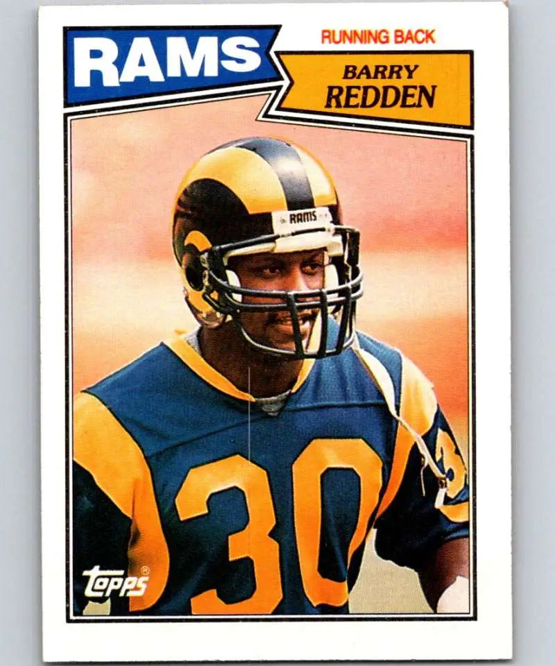 1987 Topps #147 Barry Redden EX Excellent Los Angeles Rams Football Card - Football Card Single
