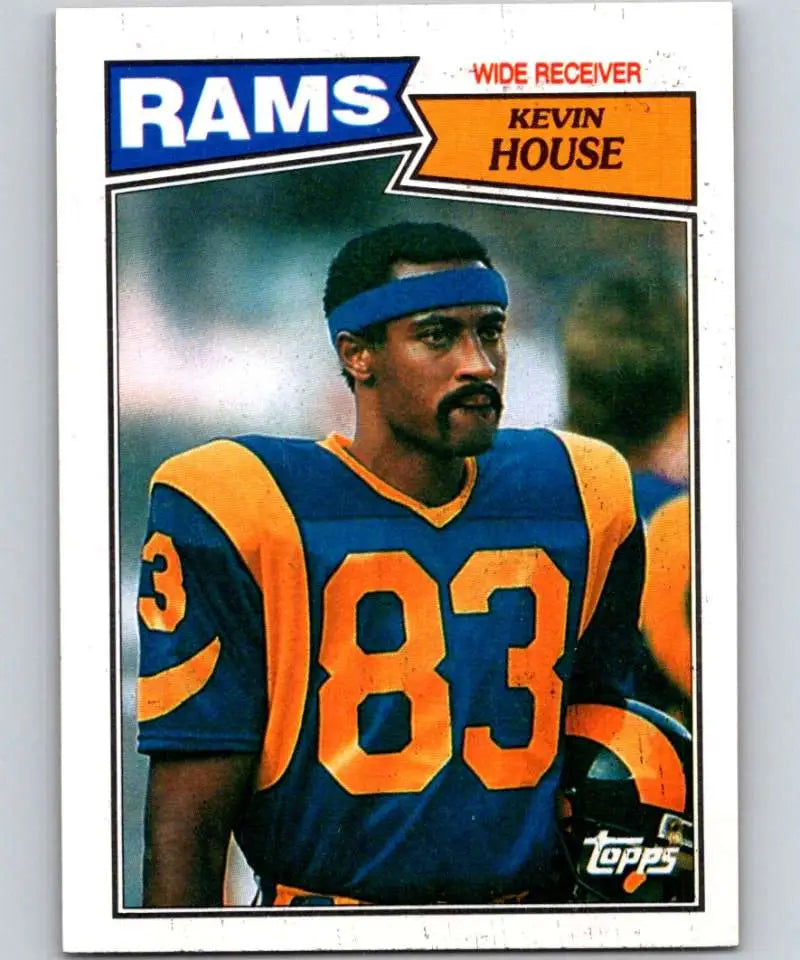 1987 Topps #149 Kevin House EX Excellent Los Angeles Rams Football Card - Football Card Single
