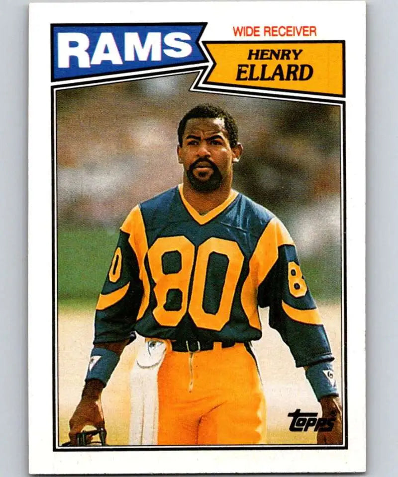 1987 Topps #150 Henry Ellard EX Excellent Los Angeles Rams Football Card - Football Card Single