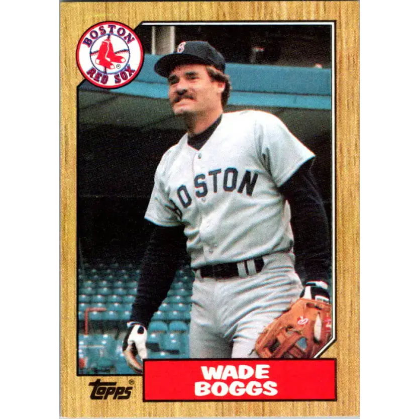 1987 Topps #150 Wade Boggs EX Excellent Boston Red Sox Baseball Card - Baseball Card Single