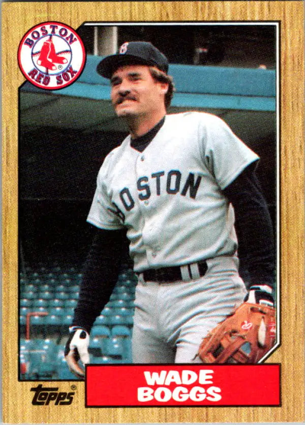 1987 Topps #150 Wade Boggs EX Excellent Boston Red Sox Baseball Card - Baseball Card Single