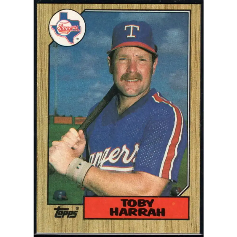 1987 Topps #152 Toby Harrah EX Excellent Texas Rangers Baseball Card - Baseball Card Single