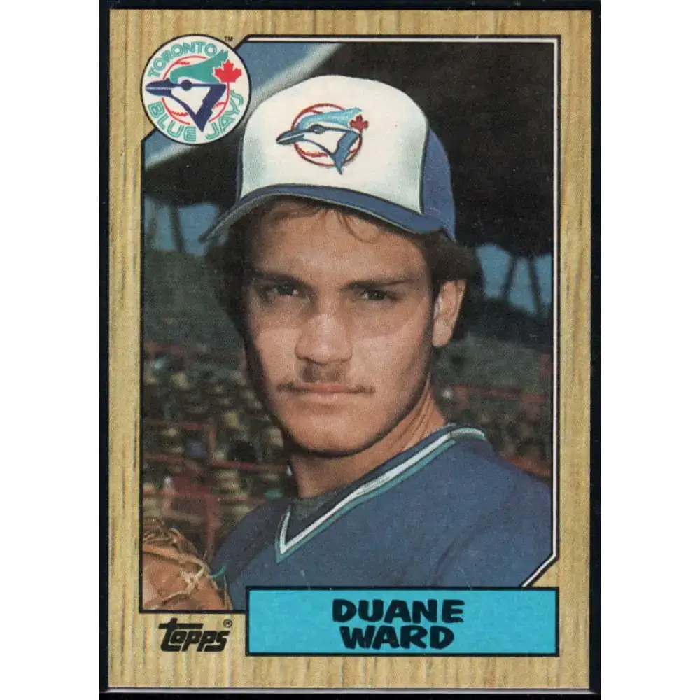 1987 Topps #153 Duane Ward EX Excellent RC Rookie Toronto Blue Jays Baseball Card - Baseball Card Single