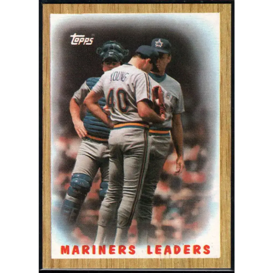 1987 Topps #156 Bob Kearney/Matt Young EX Excellent Seattle Mariners Baseball Card
