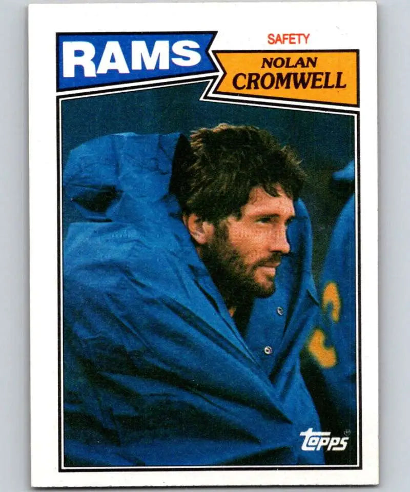 1987 Topps #159 Nolan Cromwell EX Excellent Los Angeles Rams Football Card - Football Card Single