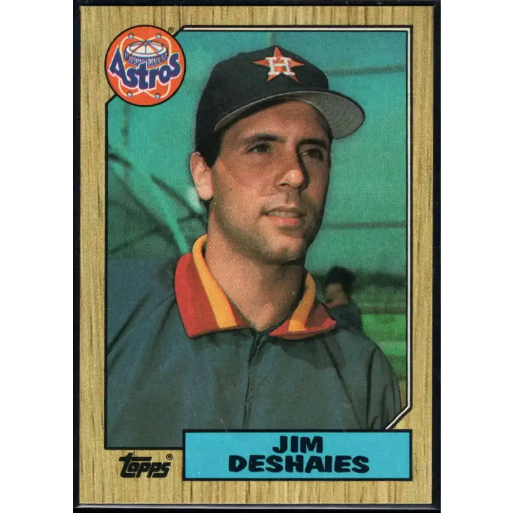 1987 Topps #167 Jim Deshaies EX Excellent RC Rookie Houston Astros Baseball Card - Baseball Card Single