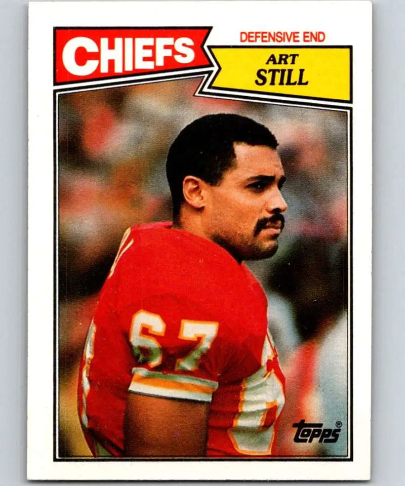 1987 Topps #168 Art Still EX Excellent Kansas City Chiefs Football Card - Football Card Single