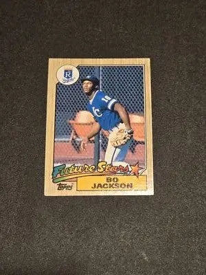 1987 Topps #170 Bo Jackson Kansas City Royals baseball card image