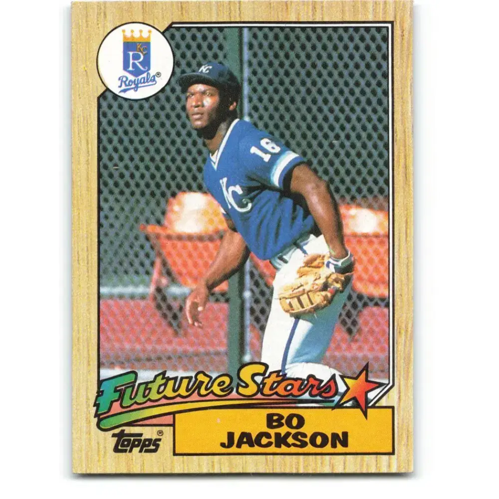1987 Topps #170 Bo Jackson EX Excellent RC Rookie Kansas City Royals Baseball Card - Baseball Card Single