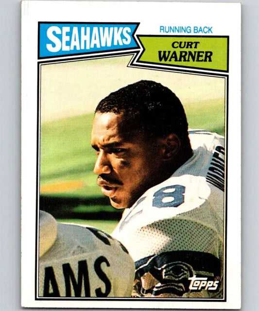 1987 Topps #174 Curt Warner EX Excellent Seattle Seahawks Football Card - Football Card Single