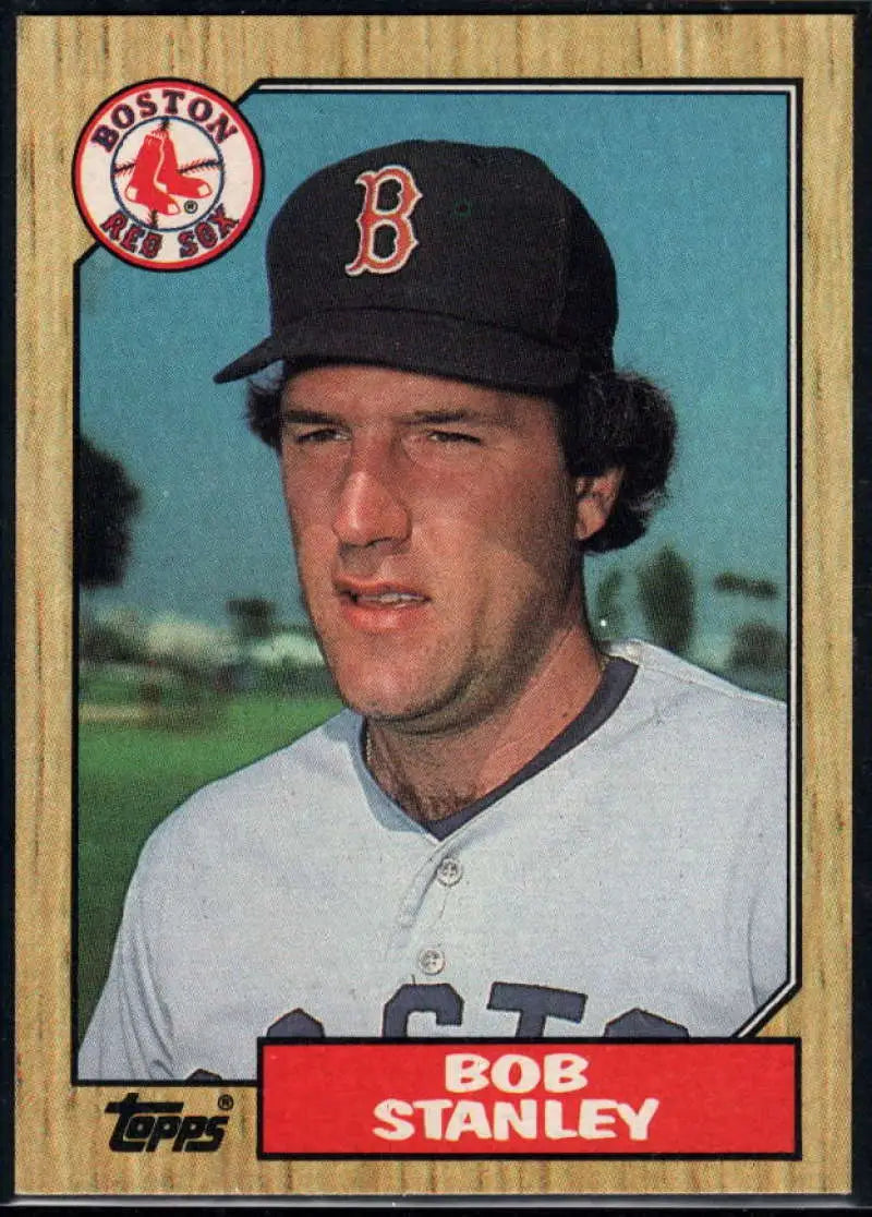 1987 Topps #175 Bob Stanley EX Excellent Boston Red Sox Baseball Card - Baseball Card Single