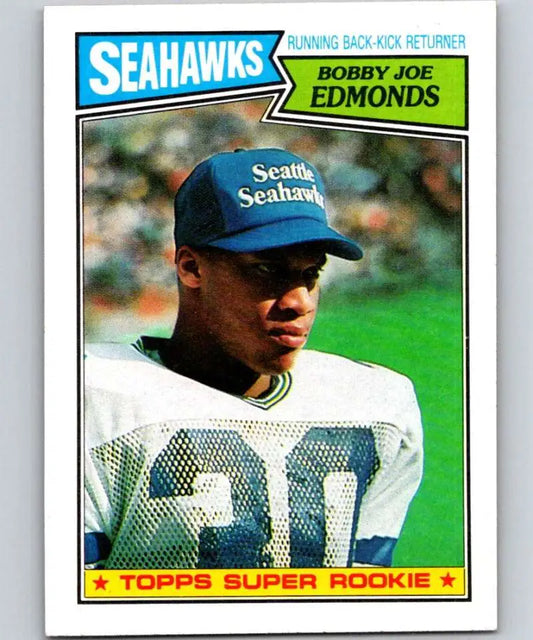 1987 Topps #176 Bobby Joe Edmonds EX Excellent RC Rookie Seattle Seahawks Football Card - Football Card Single