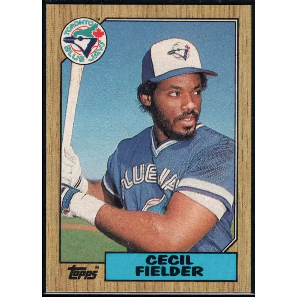 1987 Topps #178 Cecil Fielder EX Excellent Toronto Blue Jays Baseball Card - Baseball Card Single