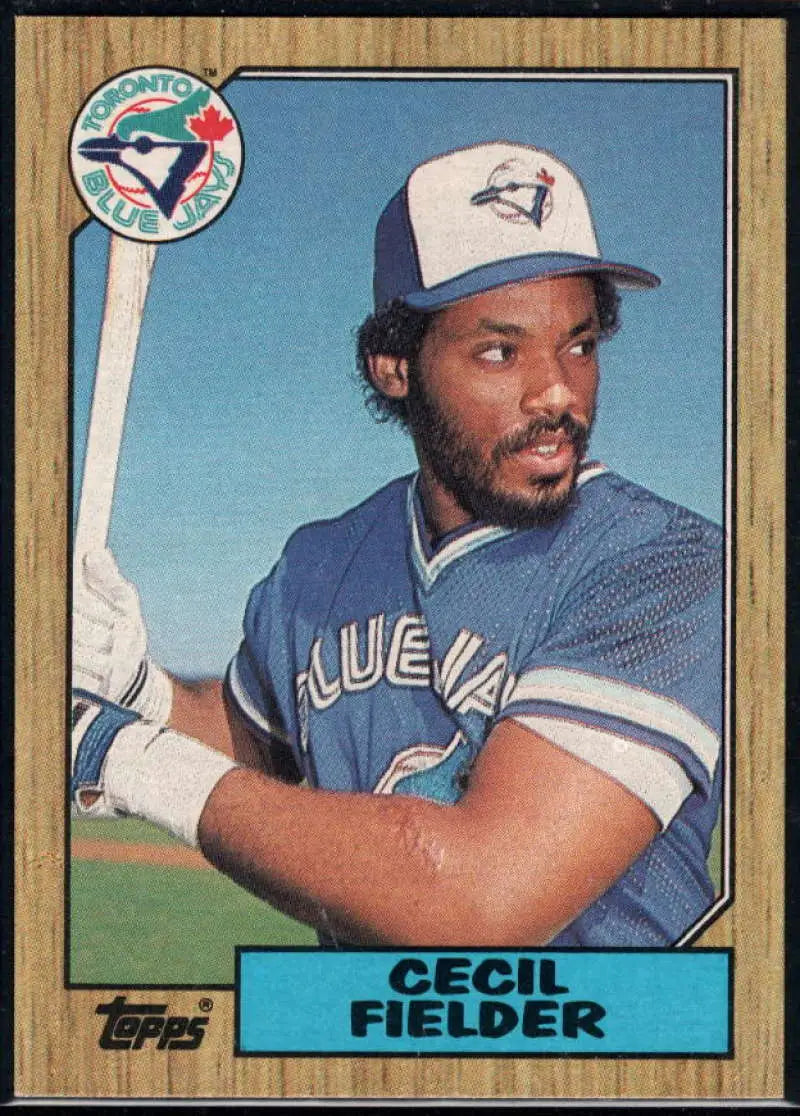 1987 Topps #178 Cecil Fielder EX Excellent Toronto Blue Jays Baseball Card - Baseball Card Single