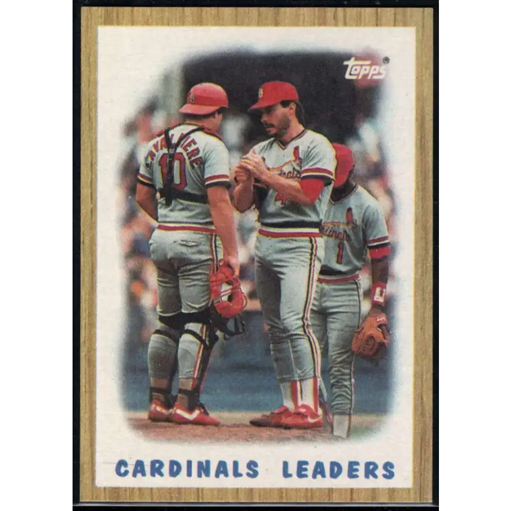 1987 Topps #181 Mike LaValliere/Ray Soff EX Excellent St. Louis Cardinals Baseball Card - Baseball Card Single