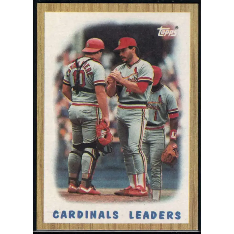 1987 Topps #181 Mike LaValliere/Ray Soff EX Excellent St. Louis Cardinals Baseball Card - Baseball Card Single