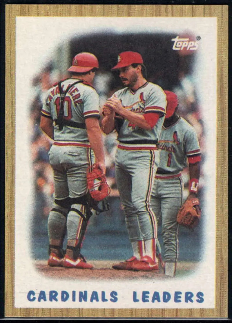 1987 Topps #181 Mike LaValliere/Ray Soff EX Excellent St. Louis Cardinals Baseball Card - Baseball Card Single