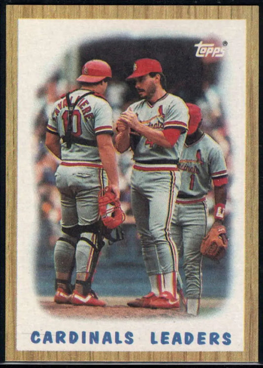 1987 Topps #181 Mike LaValliere/Ray Soff EX Excellent St. Louis Cardinals Baseball Card - Baseball Card Single