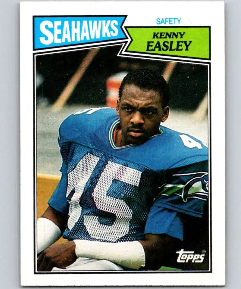 1987 Topps #183 Kenny Easley EX Excellent Seattle Seahawks Football Card - Football Card Single