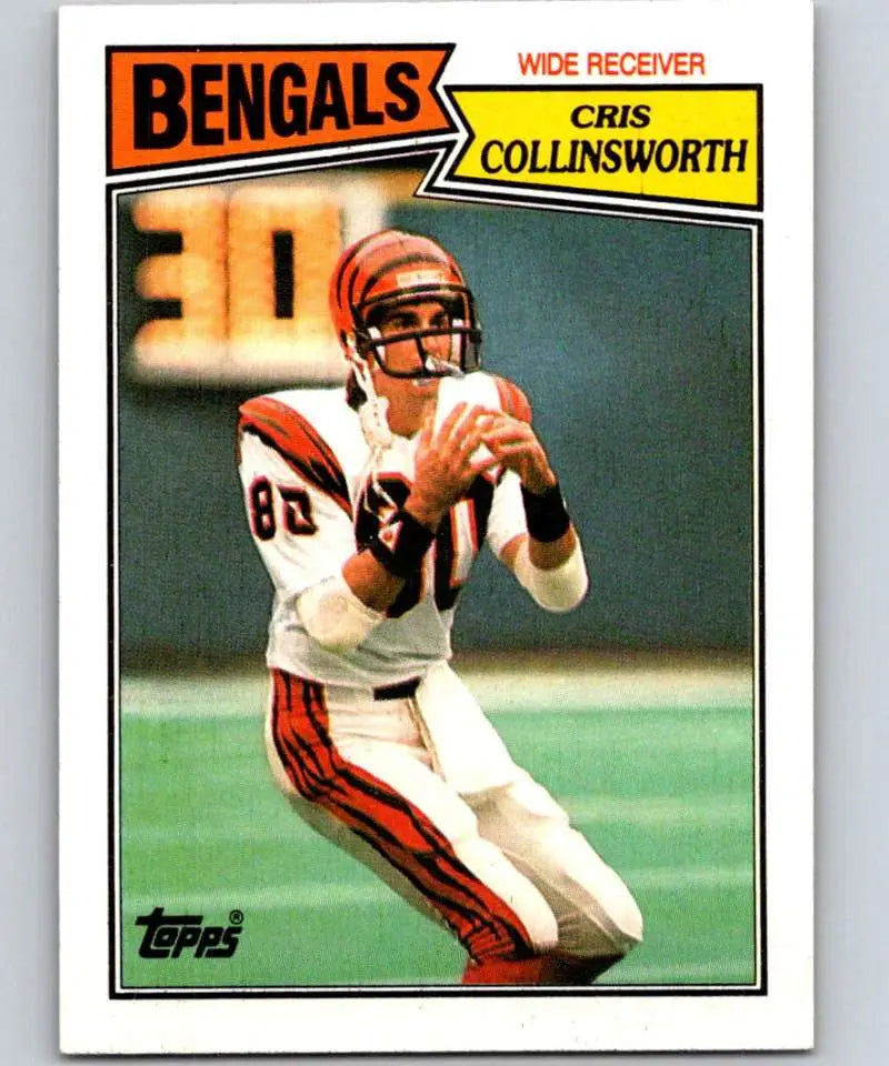 1987 Topps #188 Cris Collinsworth EX Excellent Cincinnati Bengals Football Card - Football Card Single