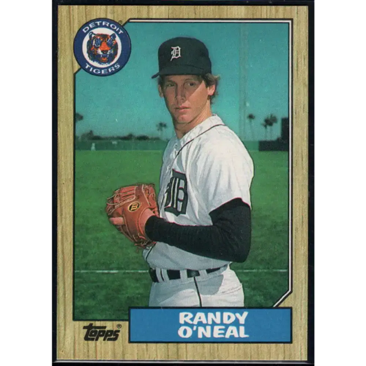1987 Topps #196 Randy O’Neal EX Excellent Detroit Tigers Baseball Card