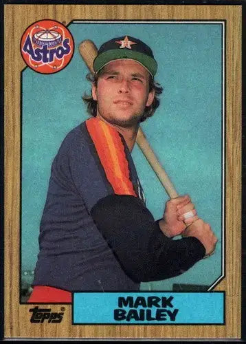 1987 Topps #197 Mark Bailey NM-MT Astros - Baseball Card Single