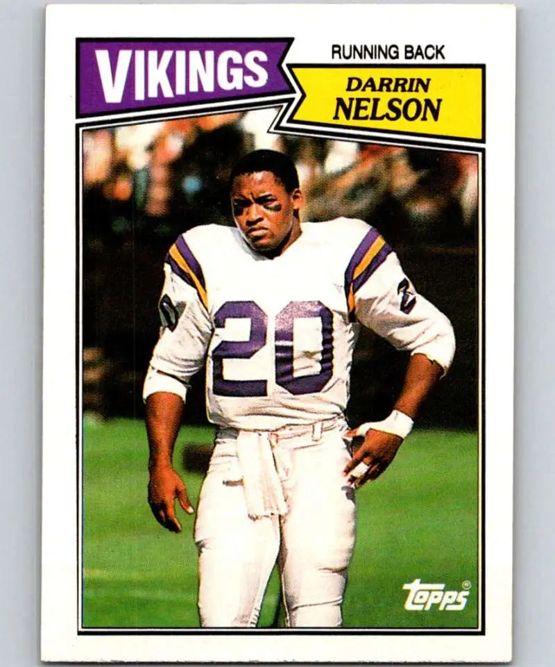 1987 Topps #200 Darrin Nelson EX Excellent Minnesota Vikings Football Card - Football Card Single