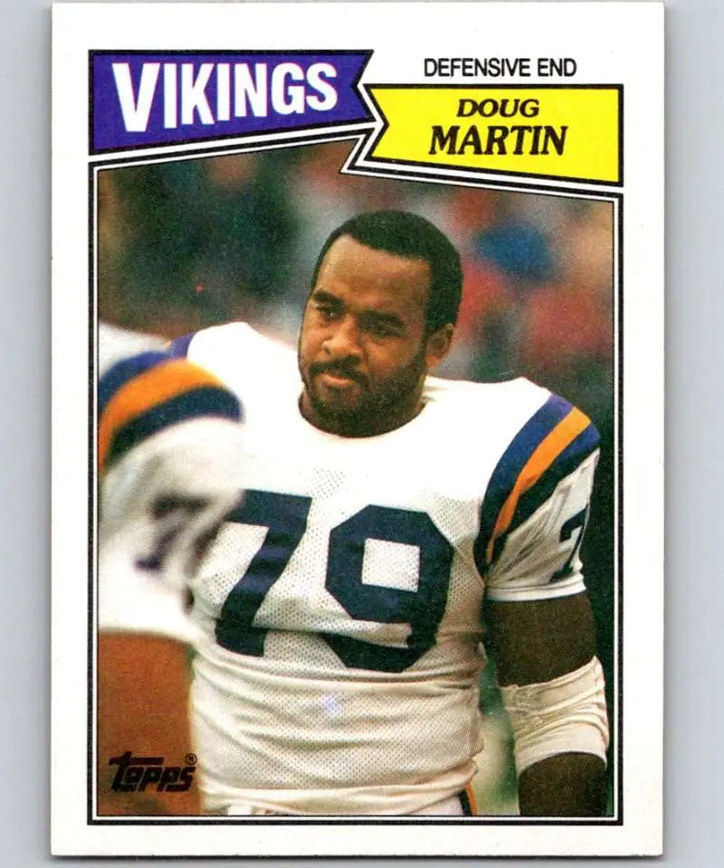 1987 Topps #208 Doug Martin EX Excellent Minnesota Vikings Football Card - Football Card Single