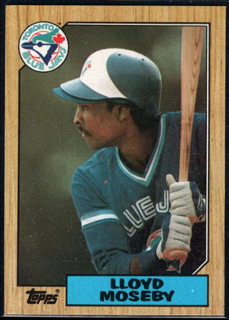 1987 Topps #210 Lloyd Moseby EX Excellent Toronto Blue Jays Baseball Card - Baseball Card Single