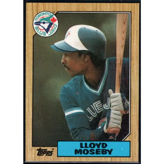 1987 Topps #210 Lloyd Moseby EX Excellent Toronto Blue Jays Baseball Card