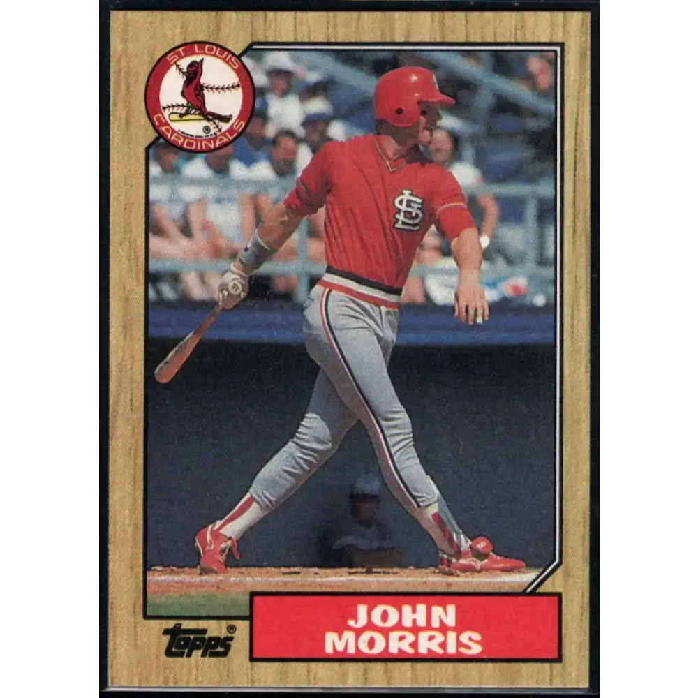 1987 Topps #211 John Morris EX Excellent St. Louis Cardinals Baseball Card - Baseball Card Single