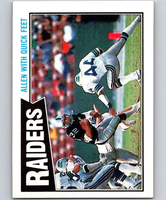 1987 Topps #213 Marcus Allen EX Excellent Los Angeles Raiders Football Card - Football Card Single